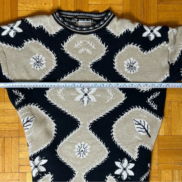 BHS Beige/Black Large Sweater - Picture 2 of 7
